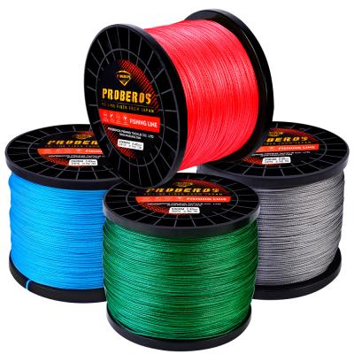 China High Tensile Super Strong 16Braid/2000M Braid Fishing Line 40-300LB Diameter 0.28-1.0 Mm PE Fishing Line for sale