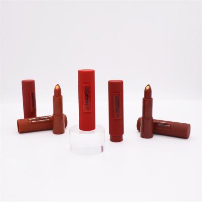 China Sunscreen Good Quality Gold Beauty Fashion 12 Colors Lipsticks Private Label Glitter Lipstick Cosmetic Shimmer L114 for sale
