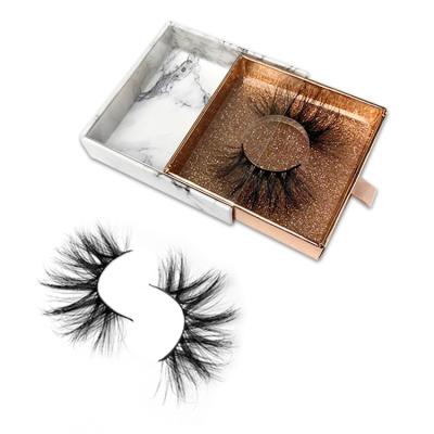 China Hot Selling Wholesale Mink Lashes 5D 25mm Natural False Eyelashes Wholesale Seller for sale
