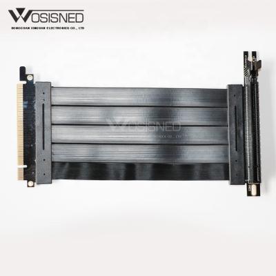 China Graphics Card GPU PCIE4.0 X16 to X16 gen4 PCIE Riser Extension Cable Full Speed Graphics Card Extension Cable For RTX3090 RTX3080 for sale