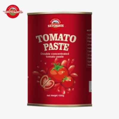 Chine Producteur de pâte de tomate en conserve de qualité supérieure de 1000 g fournissant des solutions OEM à vendre