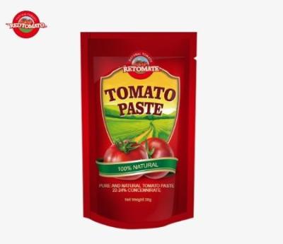 China La pasta de tomate de 50g cumple con las normas ISO HACCP y BRC para garantizar el cumplimiento de los precios de fábrica en venta