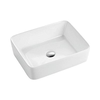 China Modern Household Square Shape Ceramic Basin Wash Basin Countertop Basin for sale