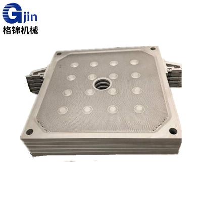 China Solid Liquid Separation Filter Press Plate PP Filter Plate Dewatering Variety Size 320mm Up To 2000 Mm Sewage Sludge for sale