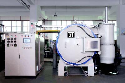 China 2600 graden hoge temperatuur 400x400x800mm werkgrootte Vacuümsinteroven onder vacuüm,waterstof,inerte gassen Te koop