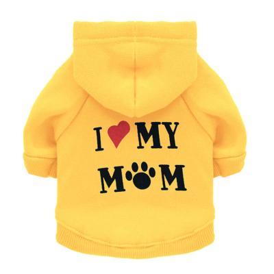 China Wholesale Custom Made Luxury Fashions Designer Cotton Stocked Colorful Blank Hoodie Sweater Pet Dog Clothes for sale