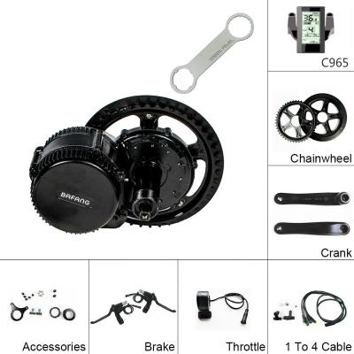 China Joyebike Bafang 36v 350w Mid Drive Motor Crank Kit 68-73mm for sale