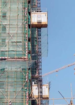 Cina Con la gru del cantiere del dispositivo 2000kg di decelerazione per uso della costruzione in vendita