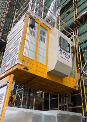Cina 2 Ton Capacity Construction Building Hoist del passeggero e della gru materiale in vendita