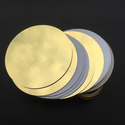 China Round Shape Anticurl Different Size 3mm Cake Board for sale