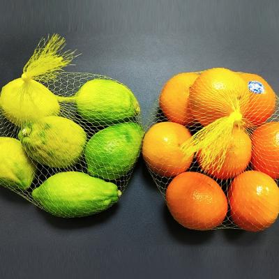 China Eco - Friendly Made In China Garlic Fruit Vegetables Garlic Net Mesh Bag For Onions Potato Various Oranges for sale