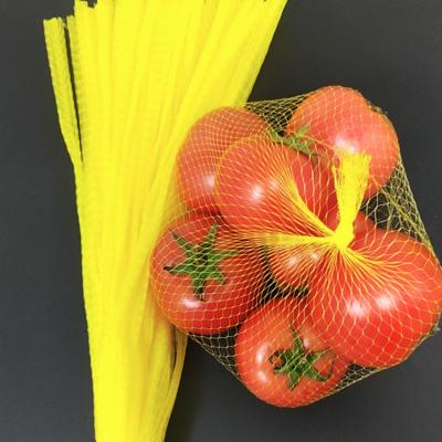 China Top Selling Eco-friendly PE Mesh Bag Roll For Fruits Tubular Plastic Vegetable Packing Net Roll Stretchable for sale