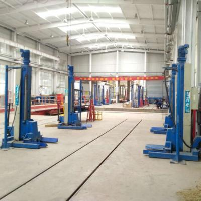 China Mobile heavy duty 20ton car lift 4 post bus and truck coche lift elevador 1532mm*1140mm*2940mm per post for sale