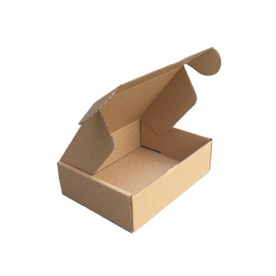 China 2020 New Recyclable Recyclable Custom Paper Small Cardboard Flat Folding Paper Box for sale