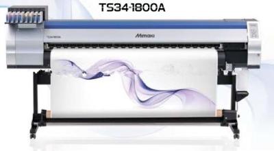 China Mimaki TS34-1800 Digital Textile Machine For Roll Up Fabric Printing , Flag Printing Machine for sale