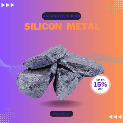 China 10mm-70mm 99% Purity Silicon Metal Grade 553 for sale