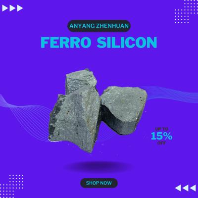 China FeSi Silver Gray Solid Ferro Silicon For Steelmaking Molar Mass 88.6 G/mol for sale