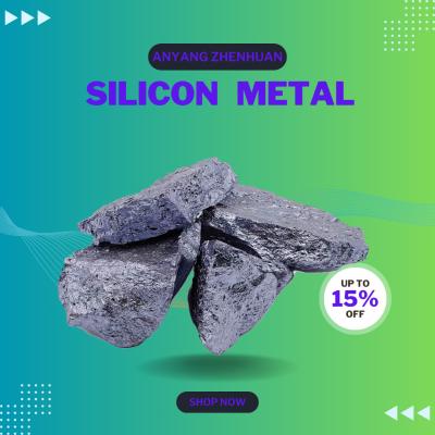 China 553 Grade Silicon Metal 98%-99% Purity 10mm-70mm Granularity for Industrial for sale