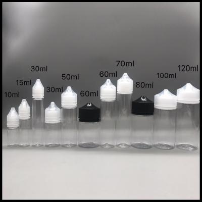 China Botella rechoncha del goteo del unicornio del gorila, botella líquida plástica del dropper del ANIMAL DOMÉSTICO E Ejuice en venta