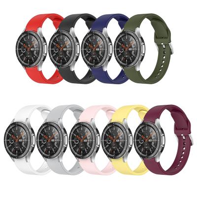 China Original 1:1 Style A QIMAN Silicone Strap For Samsung Galaxy Watch 4 Classic 42/46mm Smart Watch Band For Samsung Galaxy Watch 4 40mm 44mm for sale