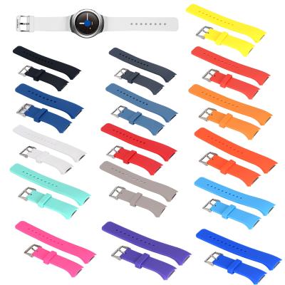 China Qiman Rubber Band For Speed S2 , Silicone Samsung Sports Style Replacement Strap Work For Samsung Speed S2 Smart Watch SM-R720 SM-R730 for sale