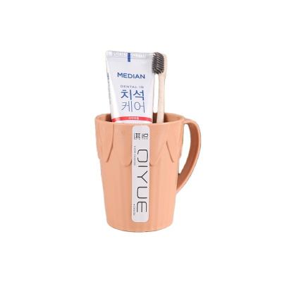 China Modern Eco-friendly Household Bath Ware Tooth Cup Plastic Good Quality Toothbrush Cup for sale
