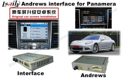 China Porsche PCM 3,1 de Autointerface van Android met Achtercamera/DVD Te koop