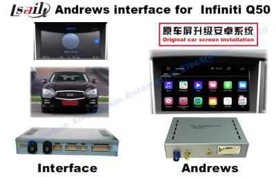 China 2015 of 2016 de Autointerface 9-12v van Infiniti Q50 Android het Werk Voltage Te koop