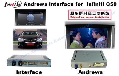China Origineel Android 4,4 Auto de Interface Van verschillende media voor INFINITI Q50/Q60 Te koop