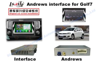 中国 完全な接触DVDのVW GOLF7 MIB2車の人間の特徴をもつ自動インターフェイス 販売のため