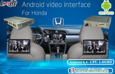 China Honda Multimedia Video Interface Android Navigation , Headrest Dispaly , Mobile Phone Mirrorlink for sale