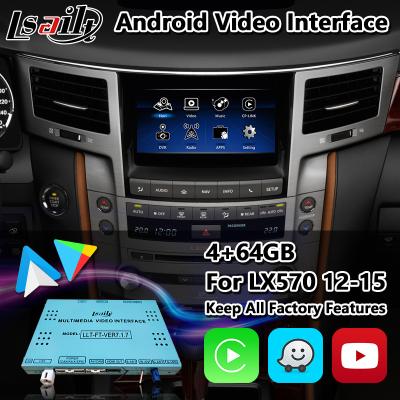 China Relação video de Lsailt Android para Lexus 2012-2015 LX570 com navegação Youtube Carplay sem fio de GPS à venda