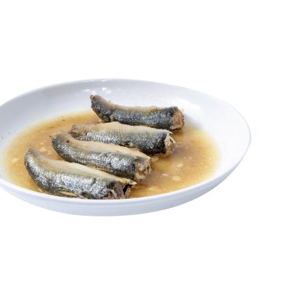 China 2022 good quality canned 125g canned sardine in vegetable oil for sale