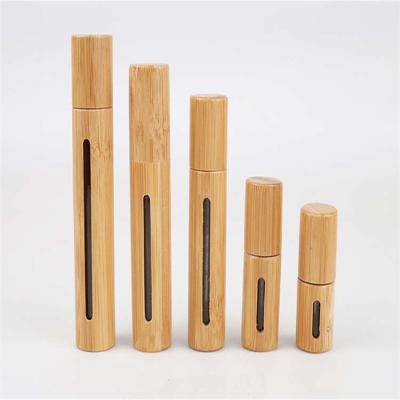 Chine Bouteilles supérieures en bambou légères de rouleau pour l'huile essentielle 10ml Multiscene à vendre