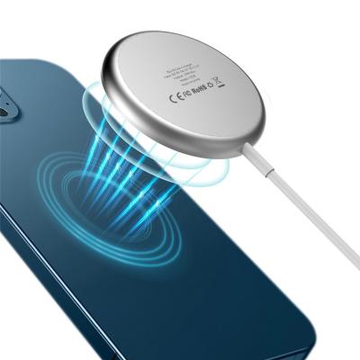 China 2021 New Products High Speed Unique Patent 15w Magnetic Wireless Charger For iPhone12 for sale