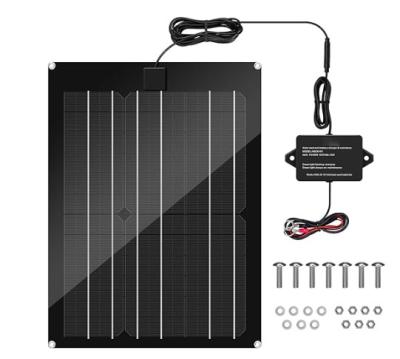 China FTBM15 Solar Panel Kit Built-in MPPT Charge Controller Waterproof with black for sale