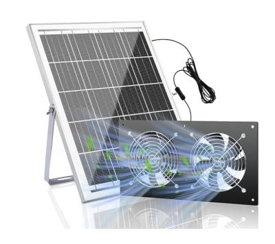 China FTB20 Outdoor Solar Panel Kit Powered Exhaust Fan For Chicken Coop IP65 Waterproof for sale