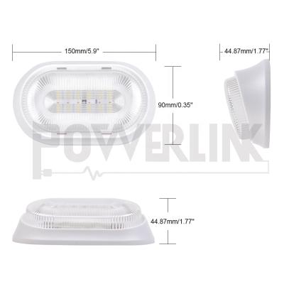 China Outdoor Mounted 12V Led Outdoor Utility RV Camper Porch Light for sale