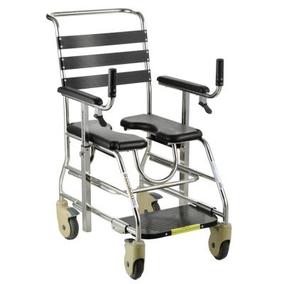 China Toilet Commode Toilet Chair for Homecare or Healthcare Elderly Toilet Commode Folding Commode Shower Chair Wheelchair with Bedpan for sale