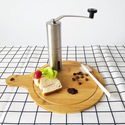 China Car Coffee Tools Hand Ground Coffee Machine 304 Stainless Steel Silver Acrylic for sale