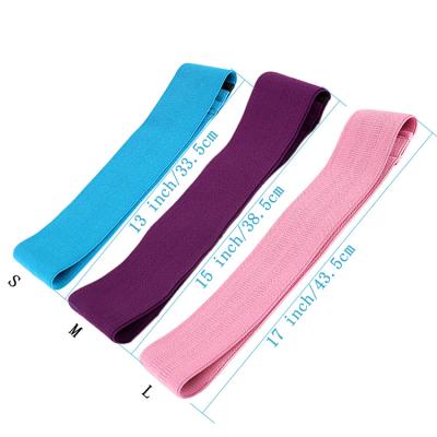 China Durable QHTP Logo Printed Exercise for Legs Glutes Booty Hip Resistance Bands Butt Exercise Hip Circle Band for sale