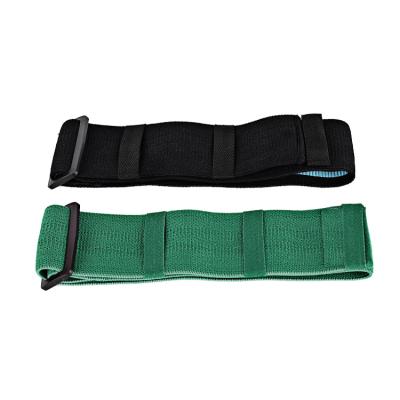 China Latex Non Slip Fit Tightly Customize Heavy Duty Green Band Long Fabric Resistance Bands for sale