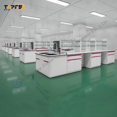 中国 カスタマイズされたラボアイランドベンチとカスタマイズ可能なハンドルで機能的なラボスペースを作成します 販売のため
