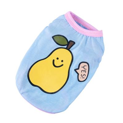 China Bee-Bear Slim Viable Doko Teddy Bear Slim Doko Summer Clothes Pomerang Vest Pet Cat Vest Dog Shirt Small Pet Clothes for sale