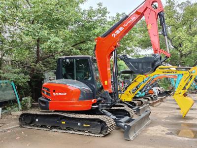 Китай KX163-5 Использованный экскаватор Kubota 5.5T Crawler Гидравлический экскаватор U 35 продается