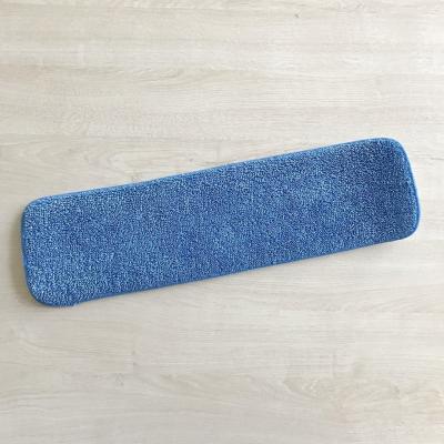 China 100% polyester absorb water flat mop house keeping wet mop Chinese suppiler with scrape for sale