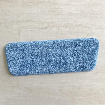 China 100% polyester absorb water flat mop house keeping wet mop Chinese suppiler with scrape for sale