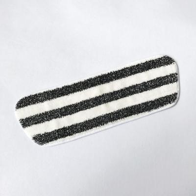 China 100% polyester absorb water flat mop house keeping wet mop Chinese suppiler with scrape for sale