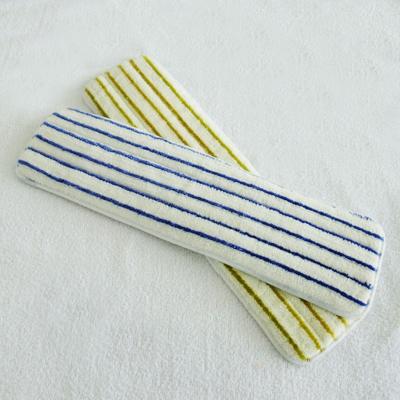 China 100% polyester absorb water flat mop house keeping wet mop Chinese suppiler with scrape for sale