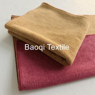 China 2 color 100% poly 200g 2 layers kitchen towels,microfiber tea towels dry water kitchen towels cleaning rags size 30*30cm for sale